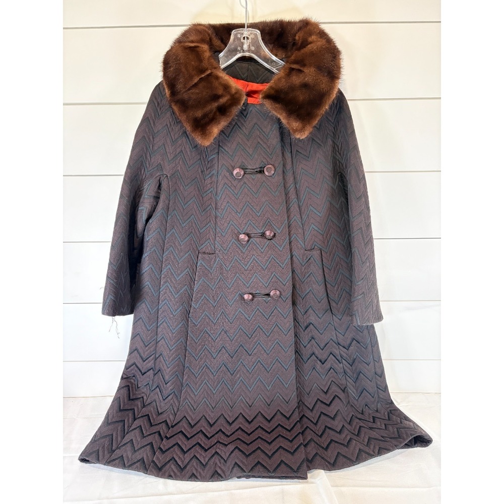Vtg INTERNATIONAL LADIES GARMENT WORKERS UNION Winter Jacket Coat Women Size 16
